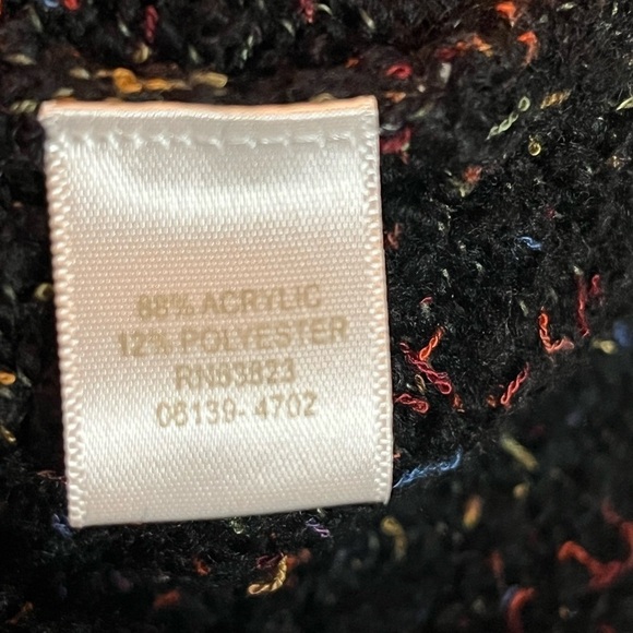 Christopher & Banks Hand Embroidered Sweater Vest Sz M Crochet - Picture 6 of 7